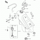 KX125 (KX125-H2) Топливный бак