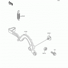 KDX200 (KDX200-E2) Педаль тормоза