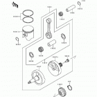 KX500 (KX500-E2) Crankshaft / piston
