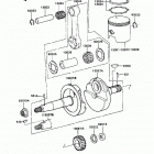 KD80 (KD80-N1) Коленвал и поршни