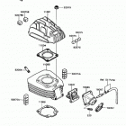 KD80 (KD80-N1) Цилиндр и головка цилиндров