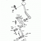Vulcan 88 SE (VN1500-B4) Педаль тормоза