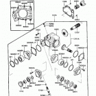 Vulcan 750 (VN750-A3) Передняя коническая зубчатая передача