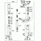EX500 (EX500-A1) Передняя вилка