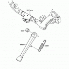 Vulcan 88 SE (VN1500-B1) Подножка