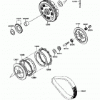 EX500 (EX500-A1) Сцепление
