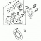 Vulcan 88 SE (VN1500-B1) Задний тормоз