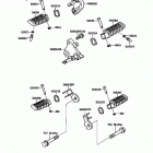 EX500 (EX500-A1) Подножки