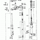Vulcan 88 SE (VN1500-B1) Передняя вилка