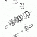 KLR250 (KL250-D4) Сцепление