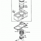 Eliminator (EL250-B3) Цилиндр и поршни