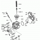 Vulcan 750 (VN750-A3) Карбюратор в разборе