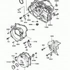 KLR250 (KL250-D4) Крышки двигателя