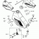 KLR250 (KL250-D4) Топливный бак
