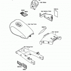 Eliminator (EL250-B3) Наклейки предупреждения