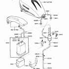 Vulcan 750 (VN750-A3) Испарительная система топлива