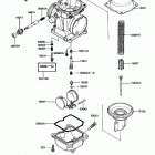 454 LTD (EN450-A3) Карбюратор в разборе