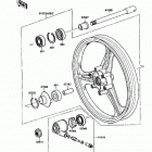 EX500 (EX500-A1) Переднее колесо