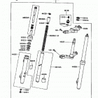 KX80 (KX80-L2) Front fork(l2 / n2 / )