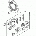 EX500 (EX500-A1) Передний тормоз
