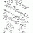 CANADA ONLY (KLF300-C16) Передняя коническая зубчатая передача
