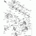 Prairie 360 (KVF360-B2) Карданный вал - задний