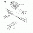 Prairie 650 4X4 (KVF650-A2) Передняя коническая зубчатая передача