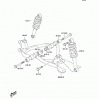 KFX80 (KSF80-A2) Передняя подвеска