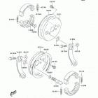 KFX80 (KSF80-A2) Передний тормоз