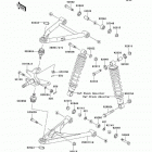 KFX 250 Mojave (KSF250-A18) Подвеска