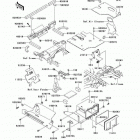 Prairie 360 (KVF360-B2) Рама ,крепежные детали