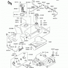 Prairie 650 4X4 (KVF650-A2) Топливный бак