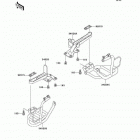 Bayou 300 (KLF300-B17) Подножки