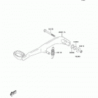 KFX400 (KSF400-A2) Педаль тормоза