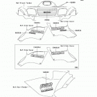 Prairie 650 4X4 Advantage Classic (KVF650-B1) Наклейки