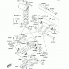 KFX400 (KSF400-A2) Задняя подвеска