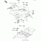 KFX 250 Mojave (KSF250-A18) Наклейки предупреждения