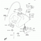 KFX400 (KSF400-A2) Топливный бак
