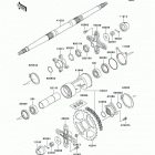 KFX 250 Mojave (KSF250-A18) Задняя ступица колеса