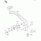 KFX 250 Mojave (KSF250-A18) Педаль тормоза