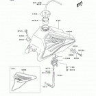 KFX80 (KSF80-A2) Fuel tank(ksf80-a1 / a2)