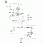 KFX 250 Mojave (KSF250-A18) Топливный бак