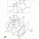 KFX50 (KSF50-A2) Крышки двигателя