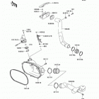 Prairie 360 (KVF360-B2) Converter cover / drive belt