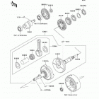 Bayou 300 (KLF300-B17) Коленвал