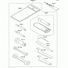 KFX 250 Mojave (KSF250-A18) Owner's tools
