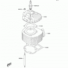 KFX80 (KSF80-A2) Головка цилиндра