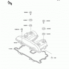 KFX 250 Mojave (KSF250-A18) Крышка головки цилиндров