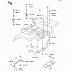 KFX 250 Mojave (KSF250-A18) Заднее крыло