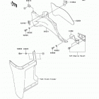 Prairie 360 (KVF360-B2) Боковые обтекатели